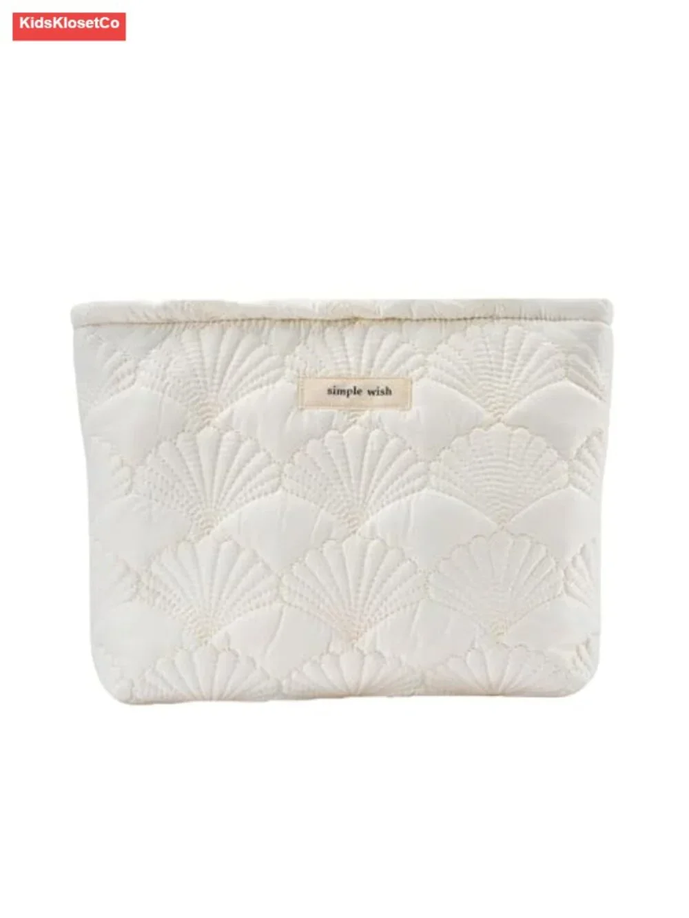 Quilted Cotton Cosmetic Bag Portable Travel Makeup Organizer Pouch